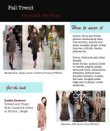 Fall Trend: Go with the flow & Dress Review by Ludia Couture