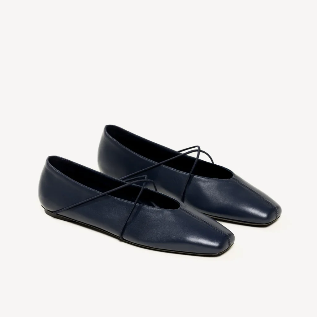 Sustainable Summer 2026: M GEMI The Una Modern Ballet Shoes - Unstructured Ballet Shoes made of Soft Nappa Leather 