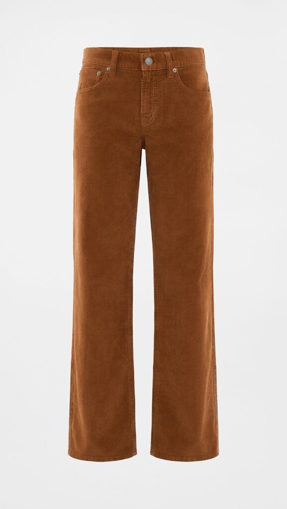Fall 2026: Madewell The Low-Rise Loose Corduroy Pants - cotton corduroy low-rise loose fit pants in cinnamon brown 
